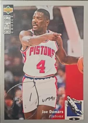 Joe Dumars [Silver Signature] #104