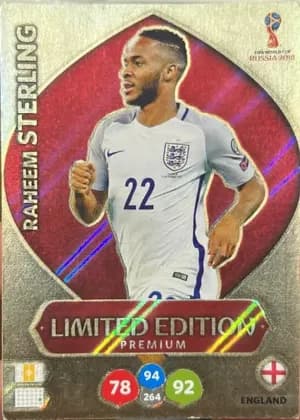 2018 Limited Raheem Sterling