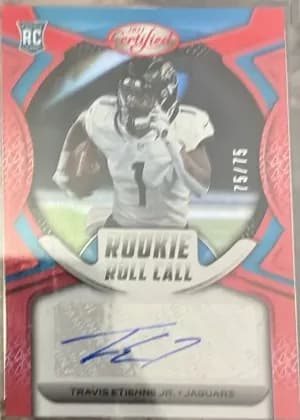 Travis Etienne Jr. [RPS Red Autograph] #214
