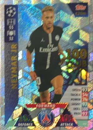 2018-19 Topps Match Attax UEFA Champions League # 212 Neymar
