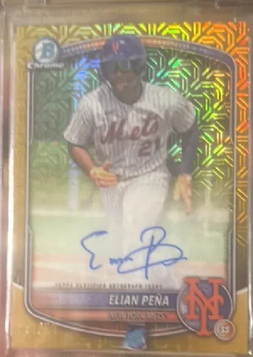 Elian Pena [Gold Mega Refractor] #BMA-EP