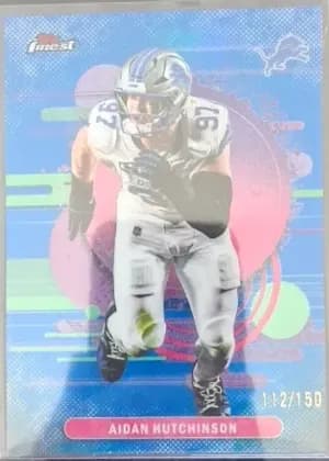 Aidan Hutchinson [Blue Refractor] #186