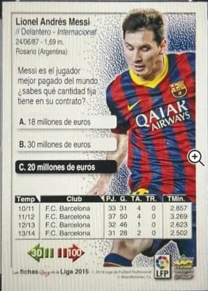 2014 #47 Lionel Messi