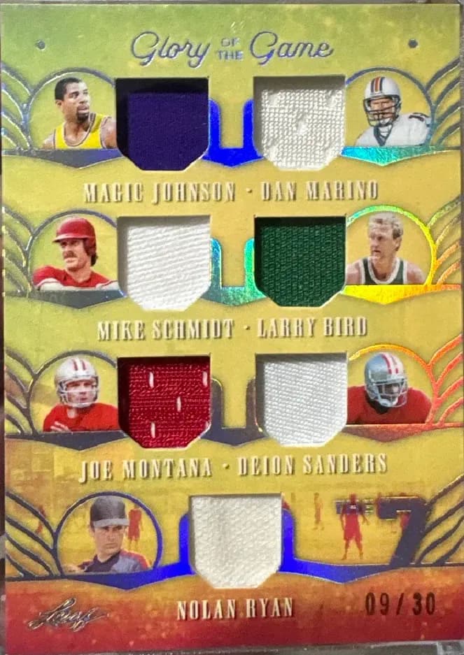 multi sport patch card  