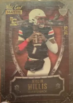 Malik Willis [Crimson Black Black] #WW-38