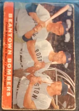 Frank Malzone Vic Wertz Jackie Jensen