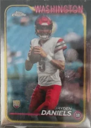 Jayden Daniels [Aqua Refractor] #201