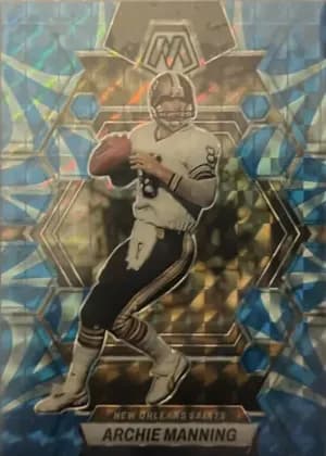 Archie Manning [Blue Refractor] #135