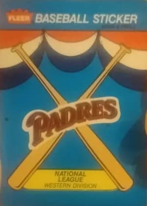 Team History San Diego Padres Stickers
