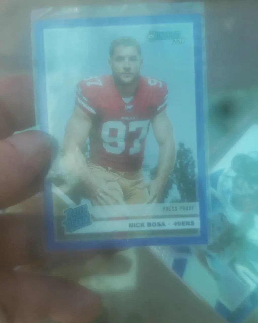 Nick Bosa [Blue Press Proof] #318