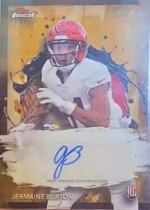 Jermaine Burton [Gold Refractor] #RFA-JB