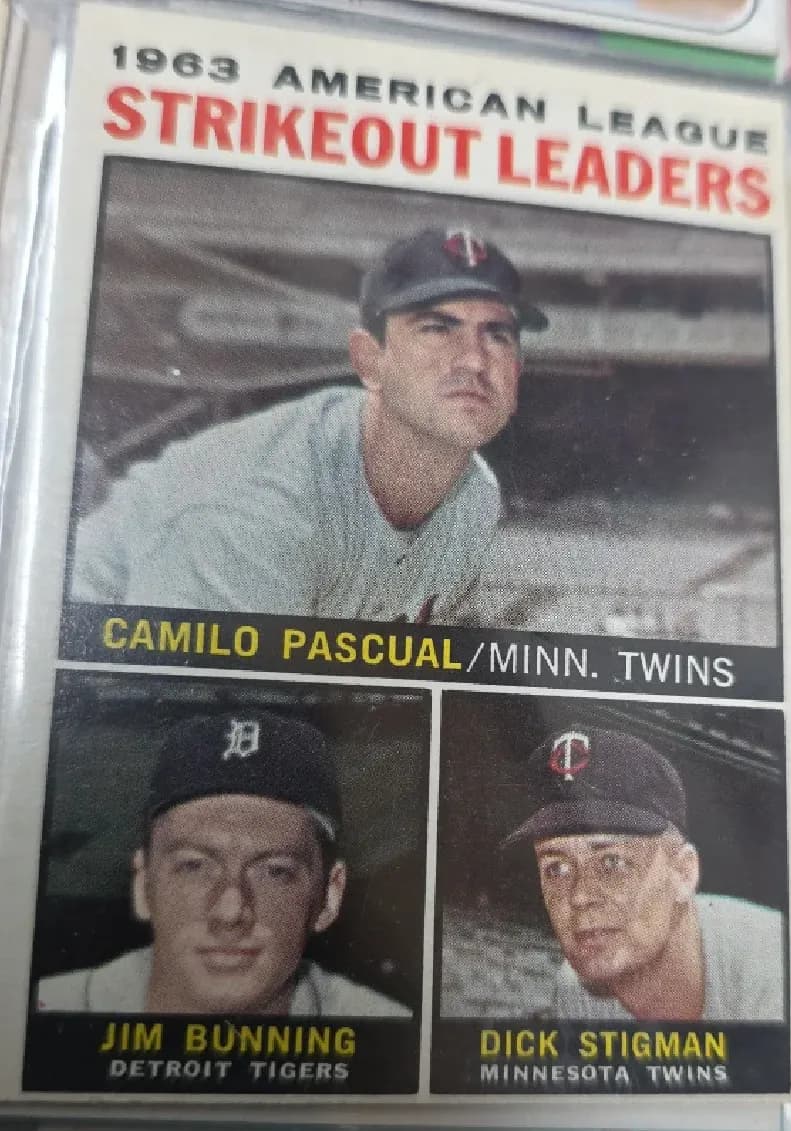AL Strikeout Leader [Pascual, Bunning, Stigman] #6
