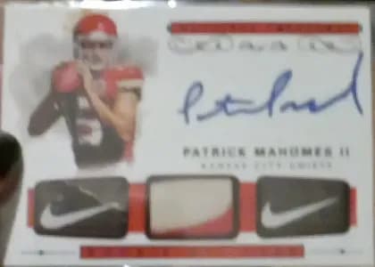 Patrick Mahomes II [Patch Autograph] #161