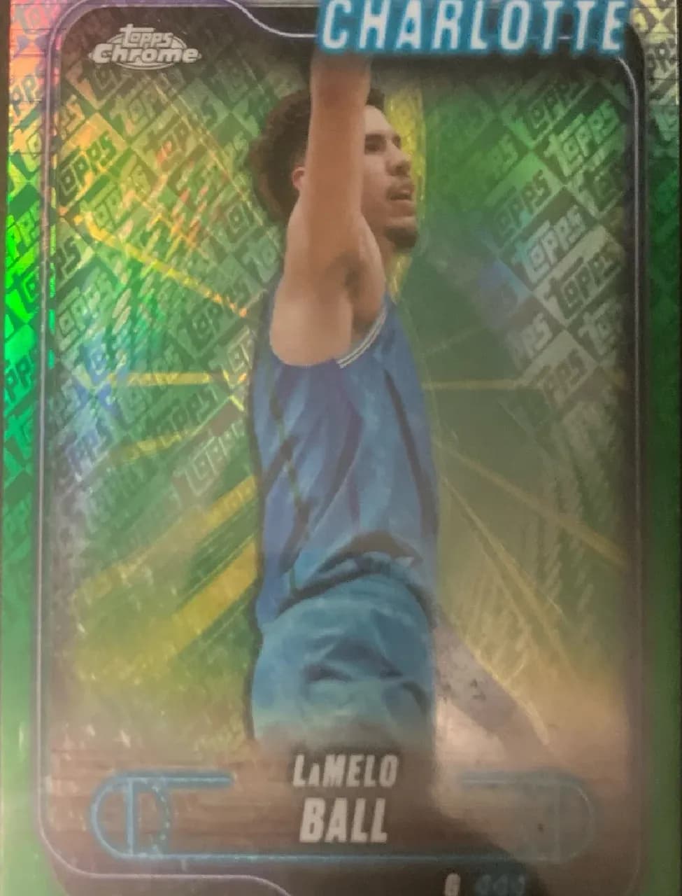LaMelo Ball [Geometric Gold Refractor] #3