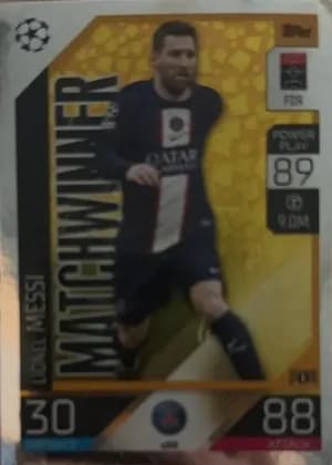 2022-23 Topps Match Attax UCL #188 Lionel Messi
