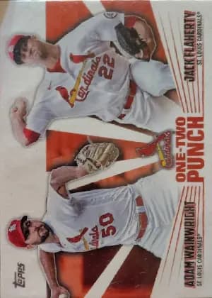 Adam Wainwright, Jack Flaherty [Black] #12P-5