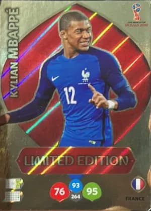 2018 Panini Adrenalyn XL Kylian Mbappé