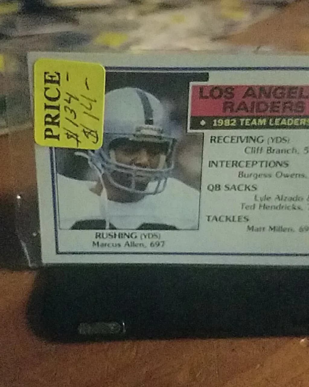 Marcus Allen [Raiders Team Leaders] #293