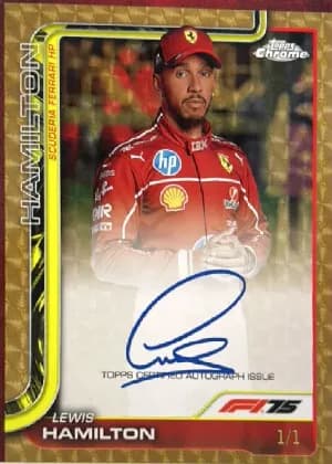 Lewis Hamilton [Green Refractor] #CAC-HAM