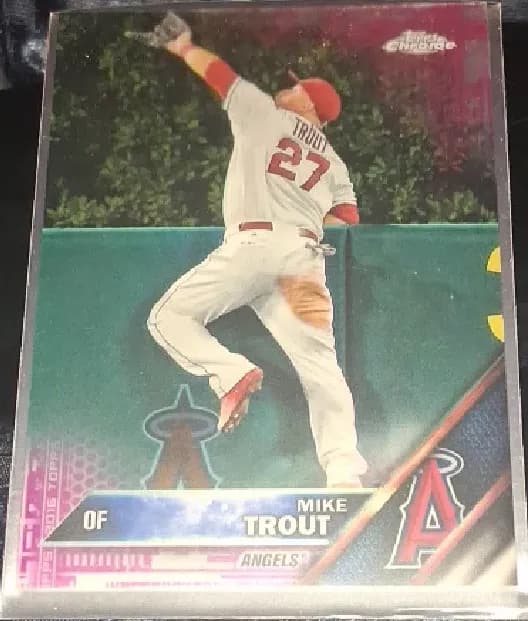 Mike Trout [Blue Wave Refractor] #1