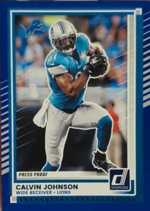 Calvin Johnson [Press Proof Blue] #24