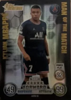 2021-22 Topps Match Attax UCL Extra #MOTM Kylian Mbappé