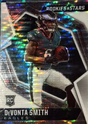 DeVonta Smith [Red Pulsar Prizm] #105