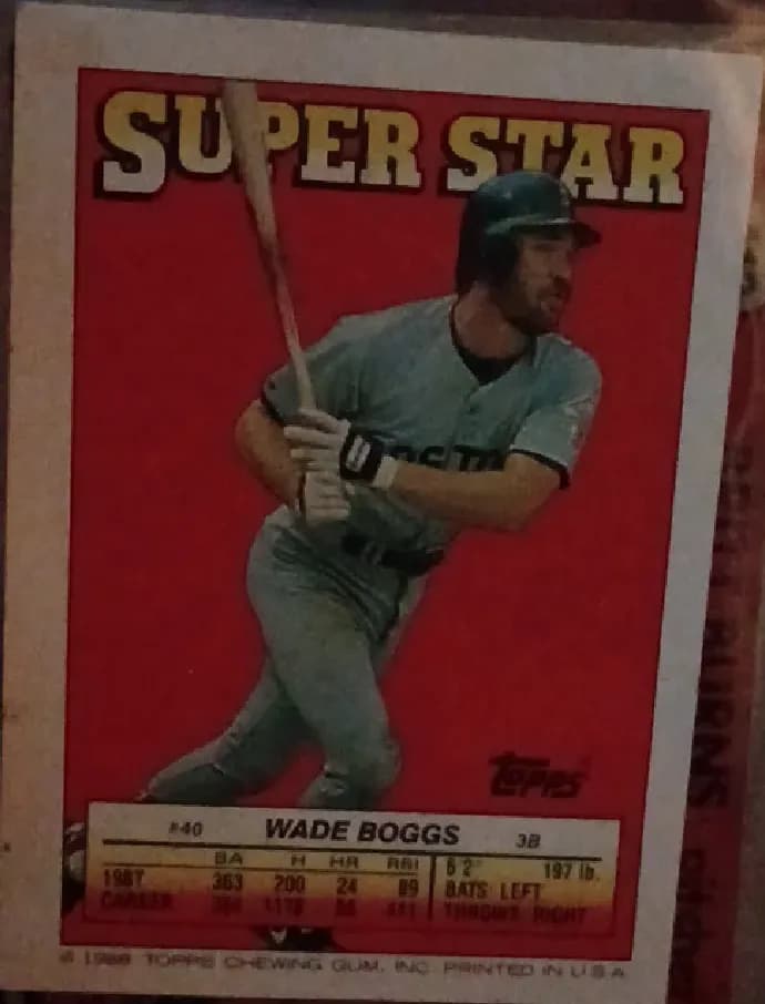 Wade Boggs, Kent Hrbek #40