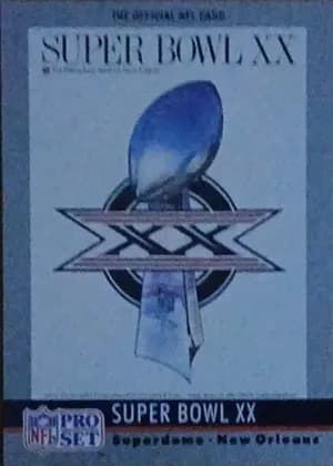 Super Bowl XX #20