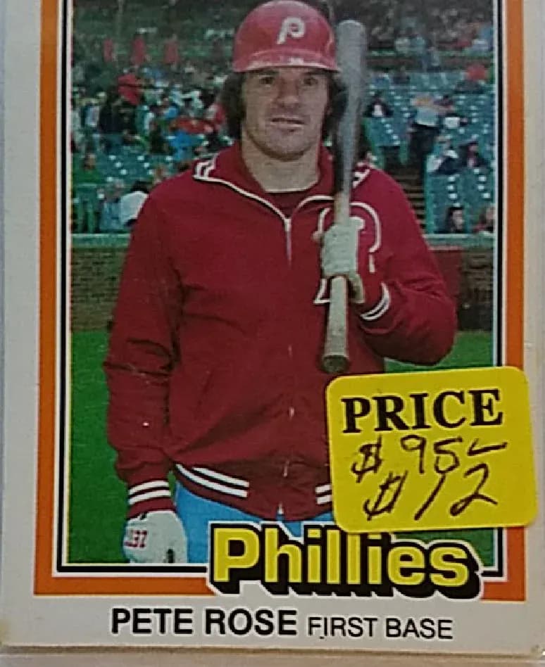 Pete Rose #131 & Says 131 On Back