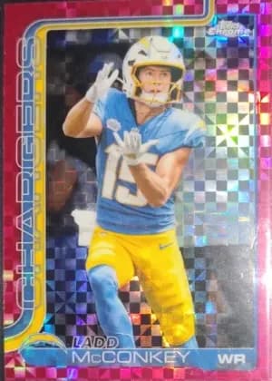 Ladd McConkey [X-Fractor Pink] #156