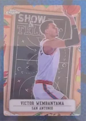 Victor Wembanyama [Blue Basketball Refractor] #ST-9