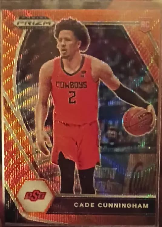 Cade Cunningham [SP Variation Choice Tiger Stripe Prizm] #1
