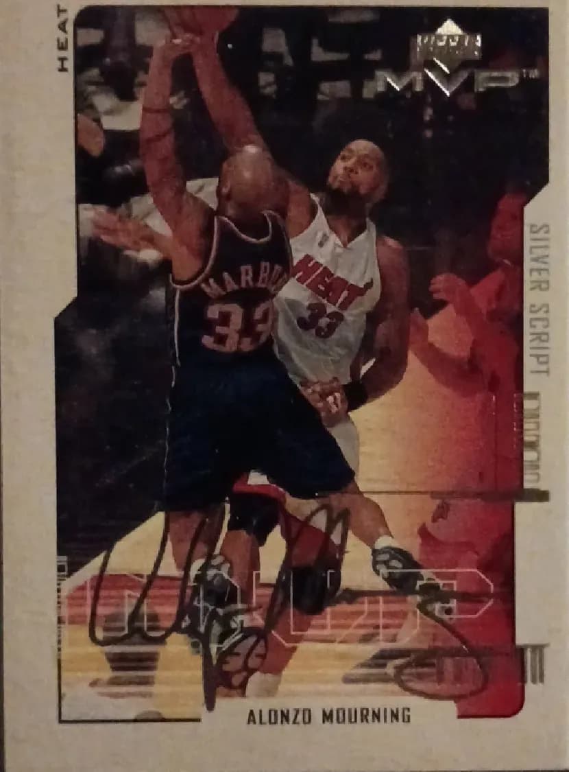 Alonzo Mourning [Silver Script] #83