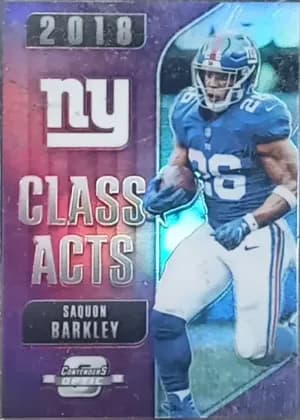 Saquon Barkley [Blue Shimmer] #202