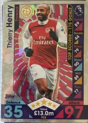 2015/16 Topps #PL5 Thierry Henry