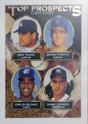 Mike Piazza, Brook Fordyce, Carlos Delgado, Donnie Leshnock #701