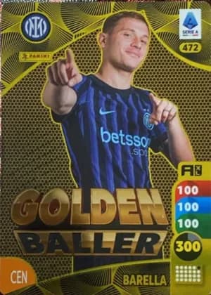 2025-26 Panini #472 Nicolo Barella