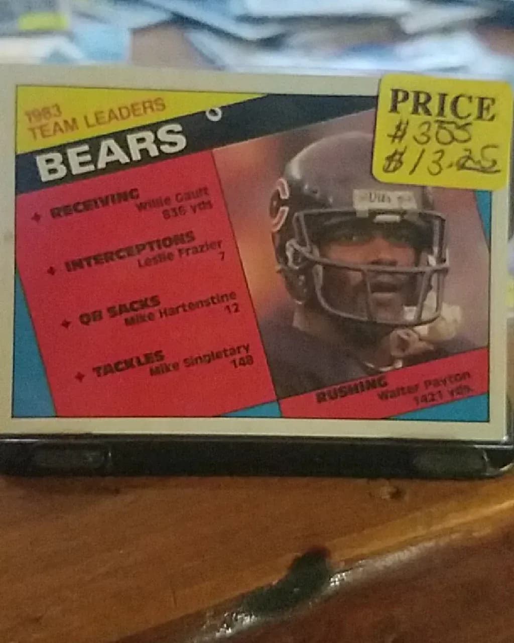 Bears Team Leaders: Walter Payton #221