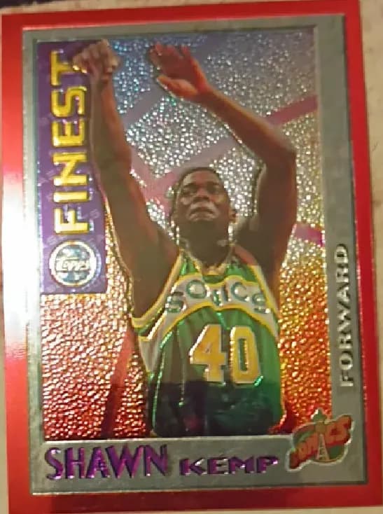 Shawn Kemp [Orange Border Refractor Test Issue] #M4