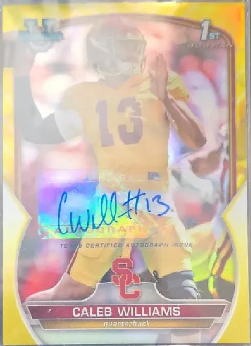 Caleb Williams [Autograph Yellow] #50