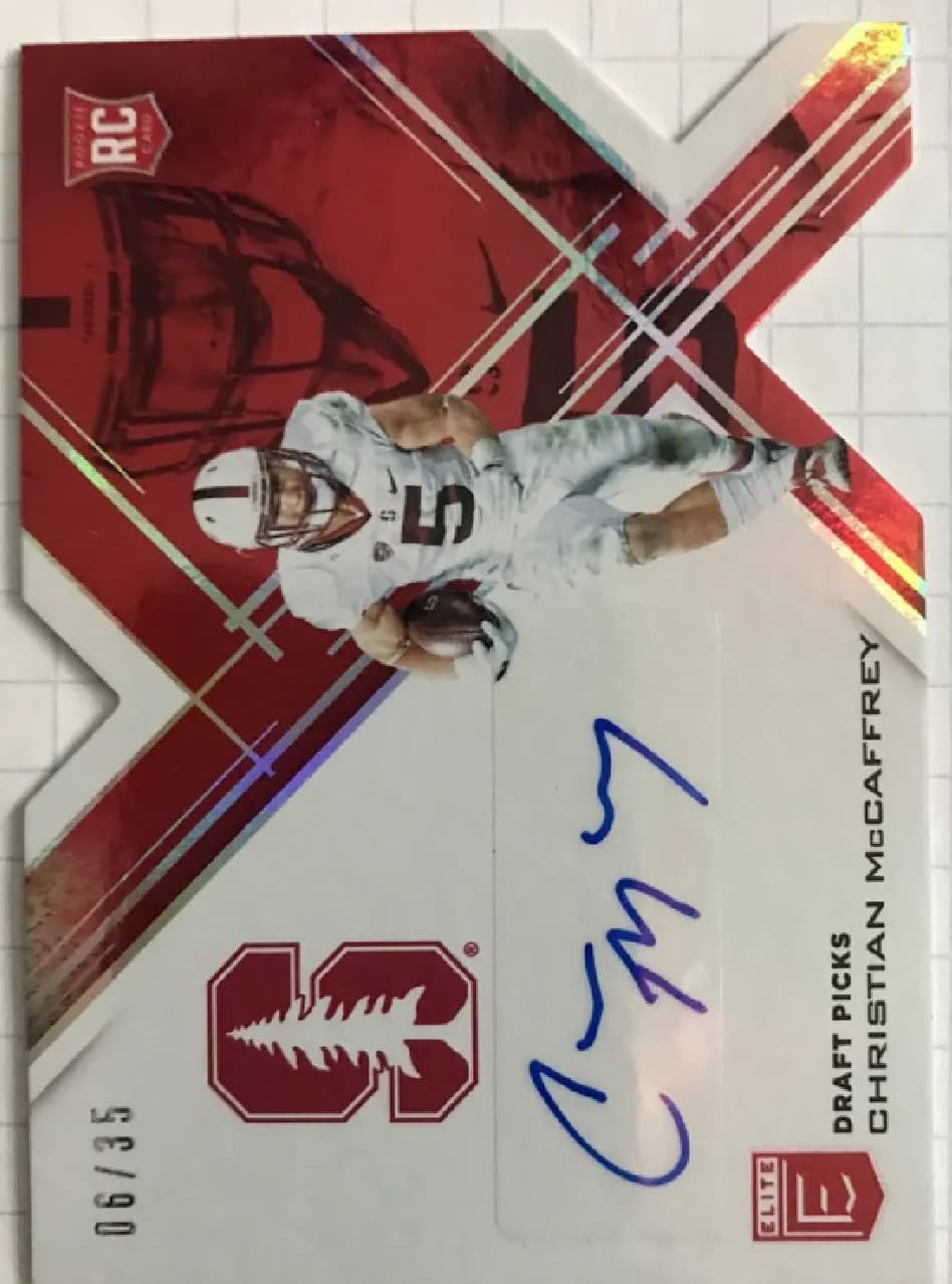 Christian McCaffrey [Autographs Red Die Cut] #118