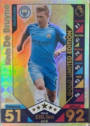 2016/17 Limited Kevin de Bruyne