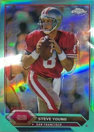 Steve Young [Aqua Lava Refractor] #49