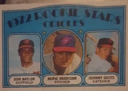 Orioles 1972 Rookie Stars #474