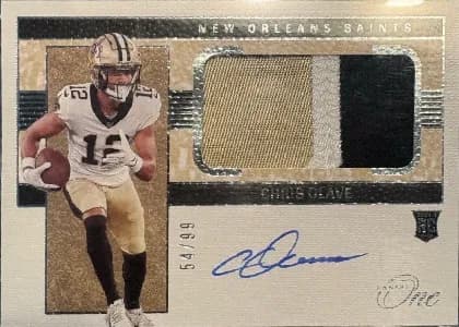 Chris Olave [Patch Autograph Platinum] #6