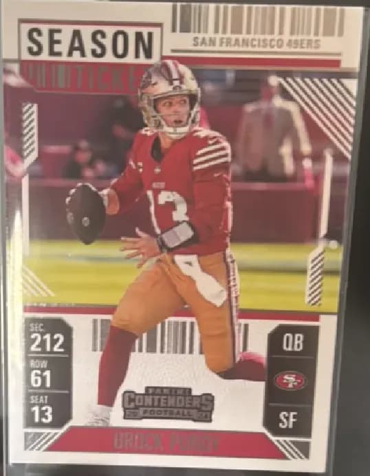 Brock Purdy [Cracked Ice Ticket] #88