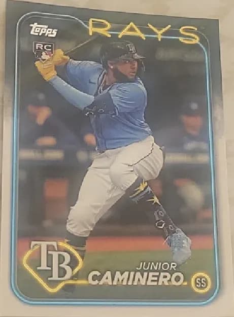 Junior Caminero [Blue Refractor] #213