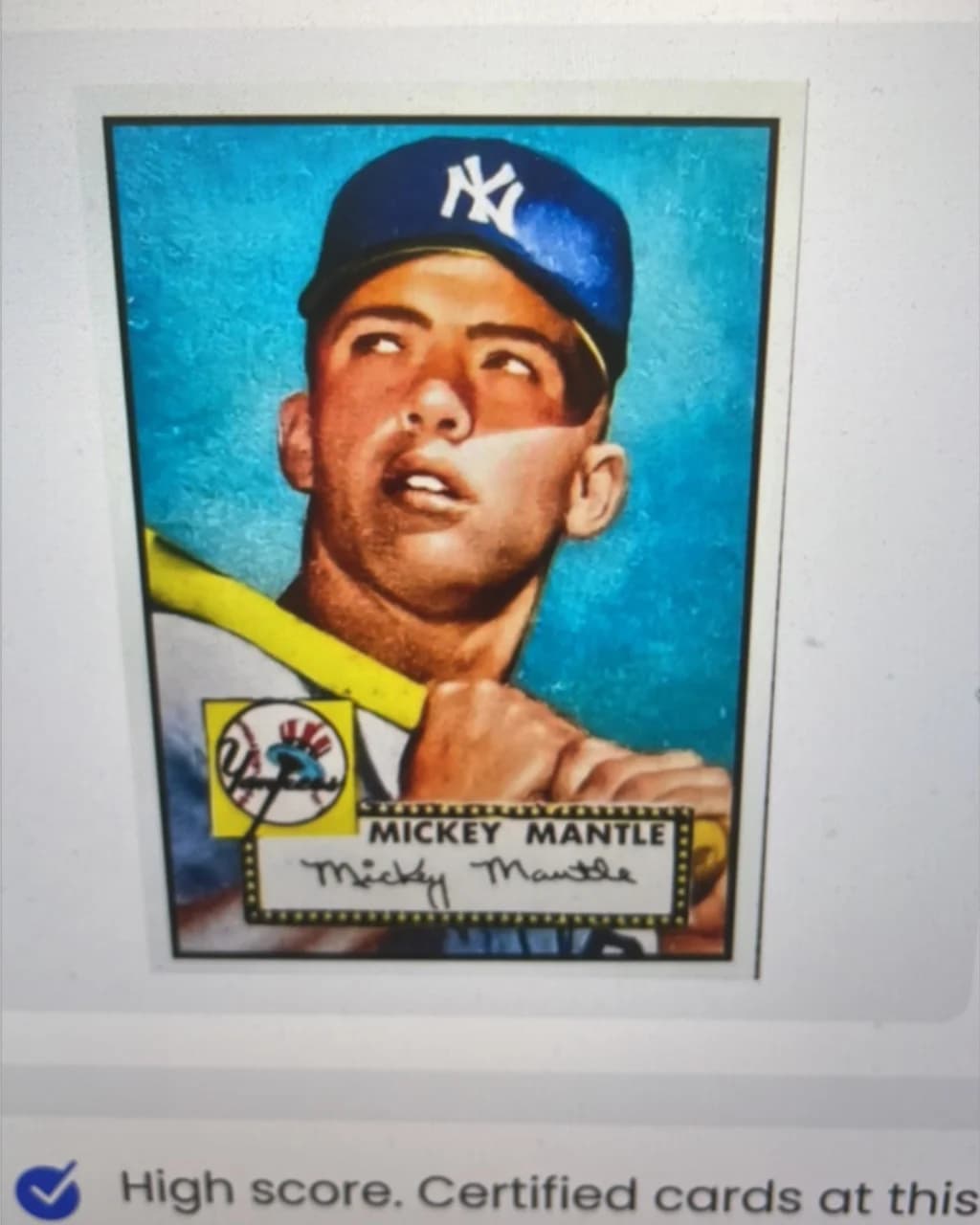 Baseball Mickey Mantle